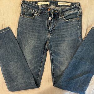 Pilcro And The Letterpress By Anthropologie High Rise Denim Legging Jeans